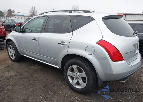 2006 Nissan Murano Sl from USA, damaged, VIN JN8AZ08T76W410619